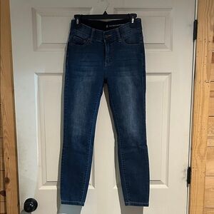 New York & Company Dark Blue Skinny Jeans